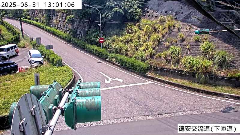 基隆市道路 德安交流道(下匝道)