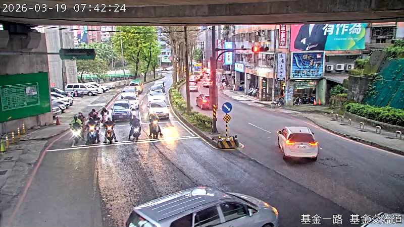 基金一路 基金交流道下匝道