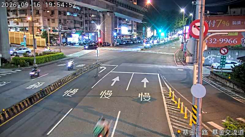 基金一路 基金交流道下匝道
