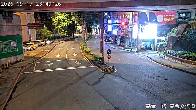 基金一路 基金交流道下匝道