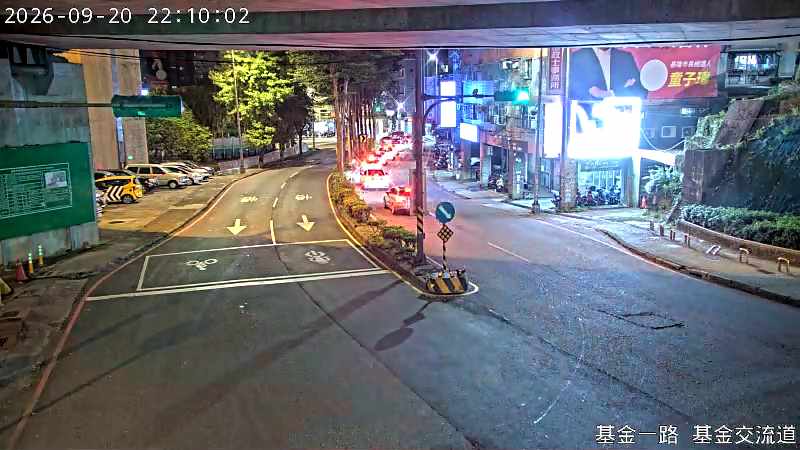 基金一路 基金交流道下匝道