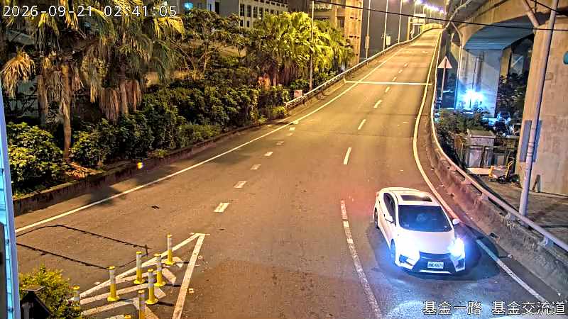 基金一路 基金交流道下匝道