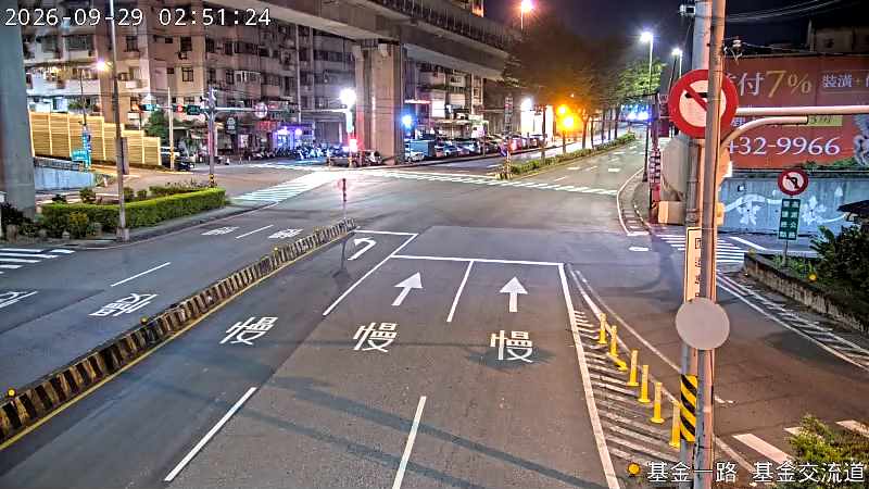 基金一路 基金交流道下匝道