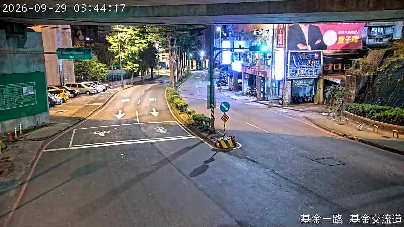 基金一路 基金交流道下匝道