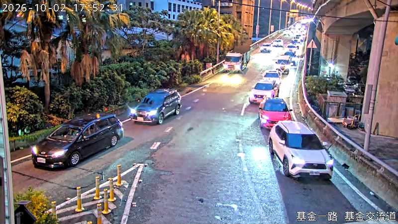 基金一路 基金交流道下匝道