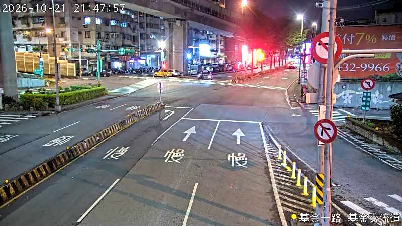 基金一路 基金交流道下匝道