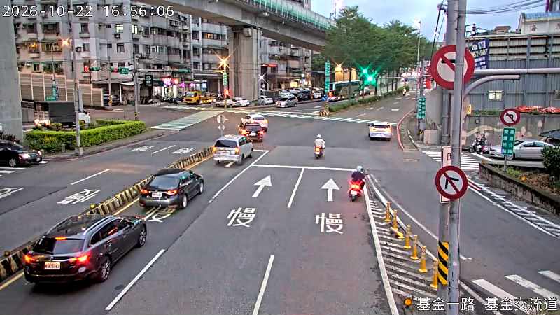 基金一路 基金交流道下匝道