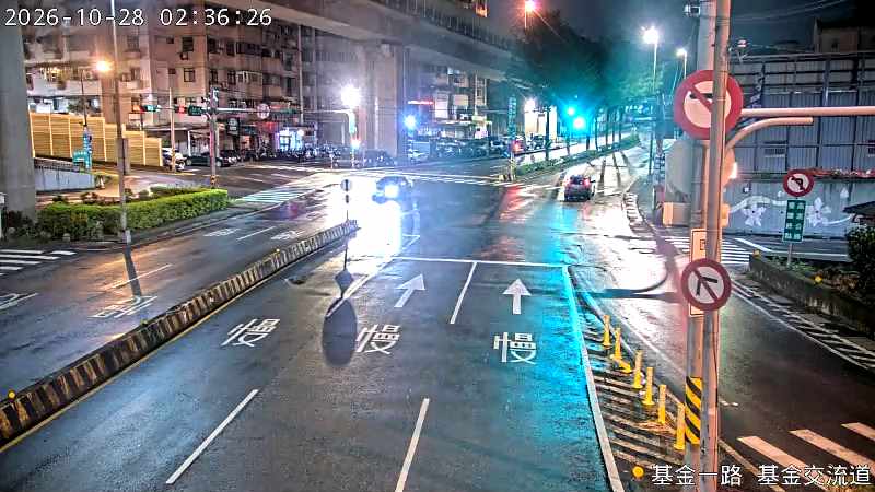 基金一路 基金交流道下匝道