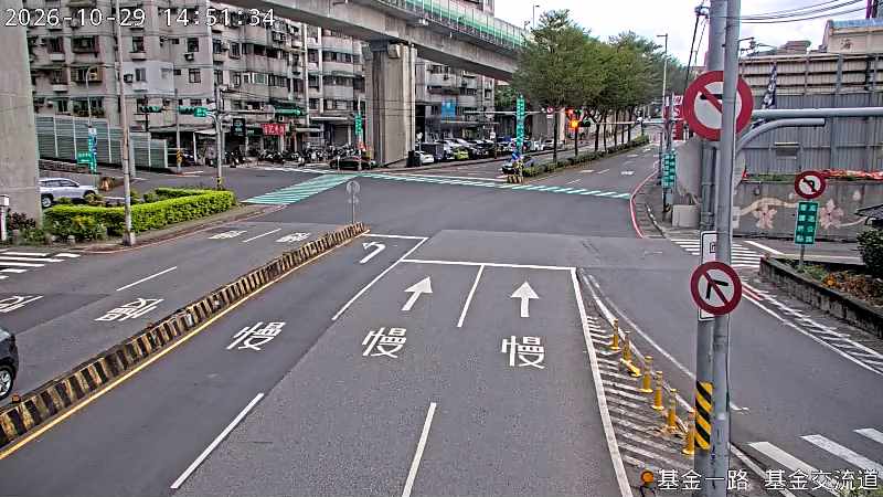 基金一路 基金交流道下匝道