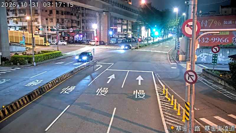 基金一路 基金交流道下匝道