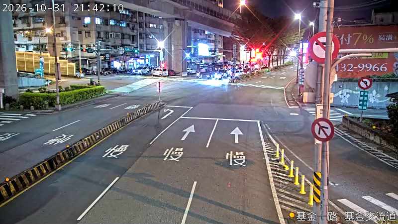 基金一路 基金交流道下匝道